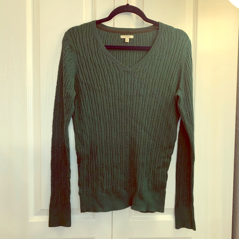 EUC Sonoma green sweater M